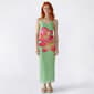 Juniors Madden Girl Placement Floral Mesh Halter Maxi Dress - image 3