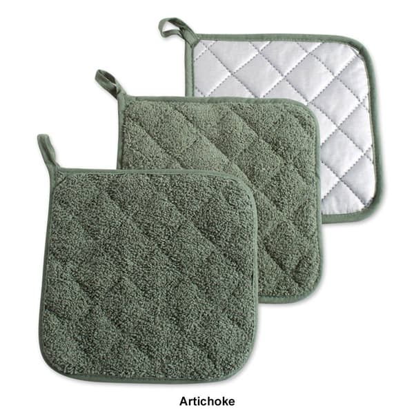 DII® Terry Pot Holders - Set of 3