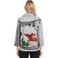 Plus Size Ali Miles 3/4 Sleeve Christmas Dog Sweatshirt - image 2