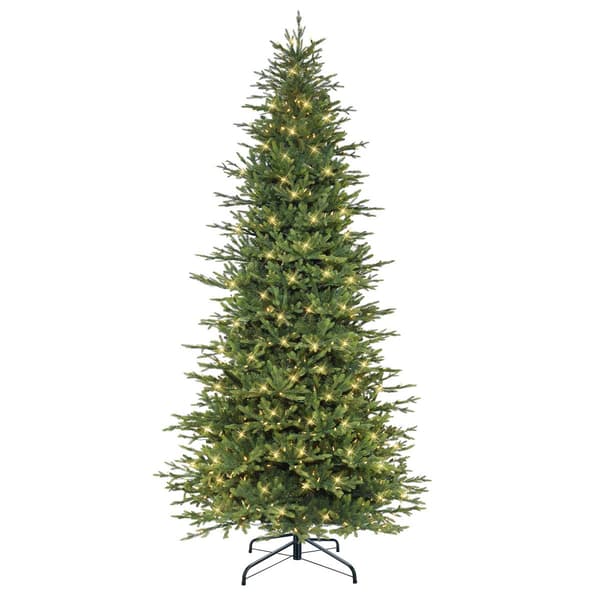 Puleo International 9ft. Pre-Lit Slim Balsam Fir Tree