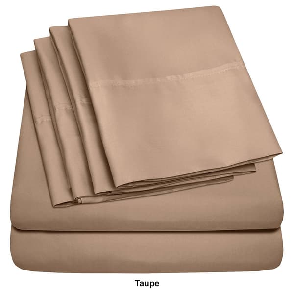 Sweet Home Collection 1500 TC Solid Brushed Microfiber Sheets Set
