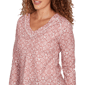 Womens Skye’s the Limit Cozy Up V Neck Medallion Blouse - image 5
