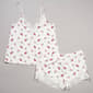 Womens Jessica Simpson Lace Trim Bow Buds Camisole Pajama Set - image 1