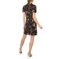 Womens Cece Flutter Sleeve Collar Floral Shift Dress - image 2