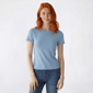 Juniors 7th & Hudson Double Layer Crew Neck Tee - image 1