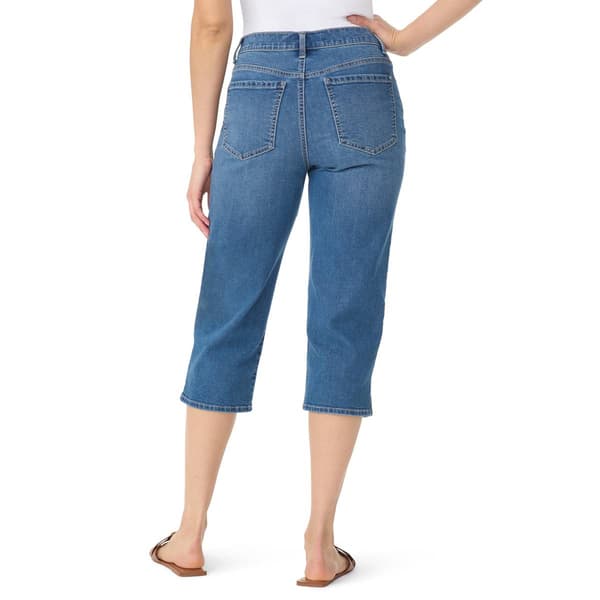 Womens Gloria Vanderbilt Amanda Ellsworth Split Hem Denim Capris
