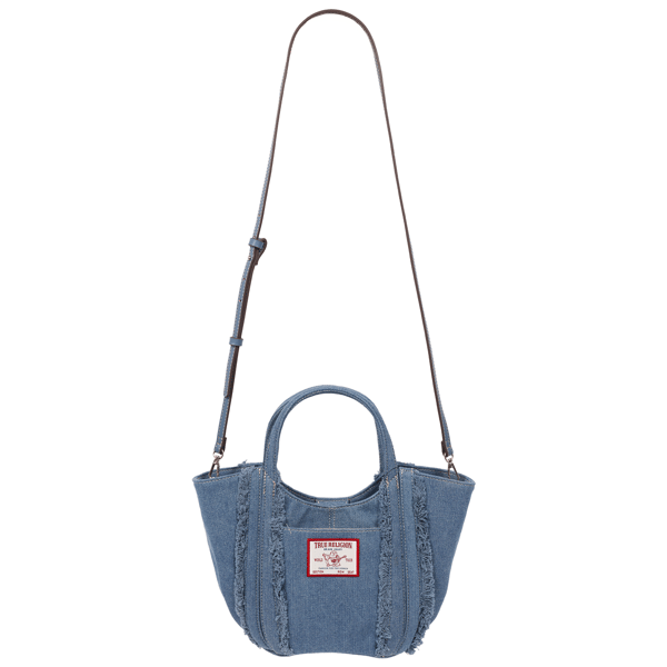 True Religion Atlas Frayed Medium Tote Bag