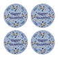 Avanti Happy Hanukkah Round Placemats - Set of 4 - image 1