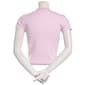 Juniors C-Life Embroidered Peanuts™ Striped Ringer Baby Tee - image 3