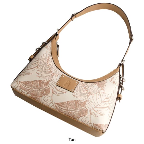 Tommy Bahama Graphic Leaf Print City Hobo