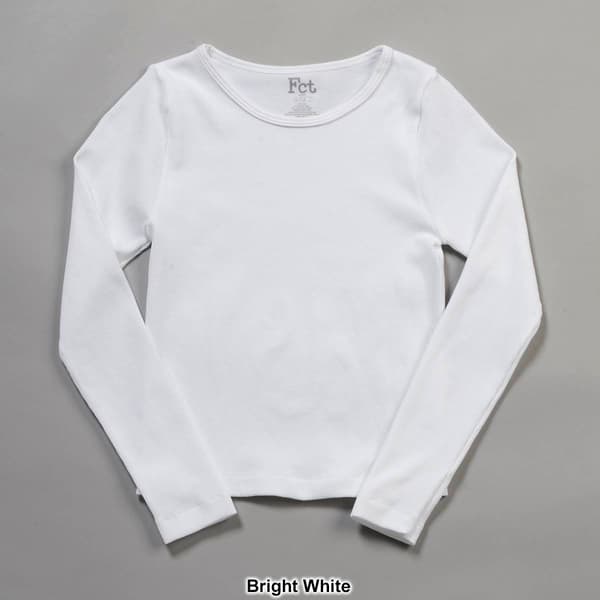Girls &#40;7-16&#41; Full Circle Trends Long Sleeve Seamless Ribbed Top