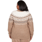 Plus Size Alfred Dunner Sunset Ridge Nordic Fair Isle Sweater - image 2