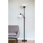 HomeRoots 71in. Two Light Torchiere Floor Lamp - image 2