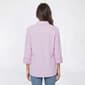 Womens Emily Daniels 3/4 Roll Tab Sleeve Stripe Button Down - image 2