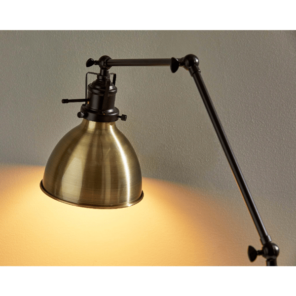 Simplee Adesso Alden Antique Bronze Floor Lamp
