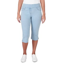 Womens Ruby Rd. Key Items Alt Denim Clamdiggers