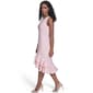 Womens Tommy Hilfiger Ruffle Trim Mixed Media Floral Hi Low Dress - image 3