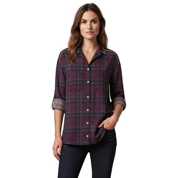 Womens French Laundry 3/4 Sleeve Roll Tab Brushed Hacci With Rhi - image 