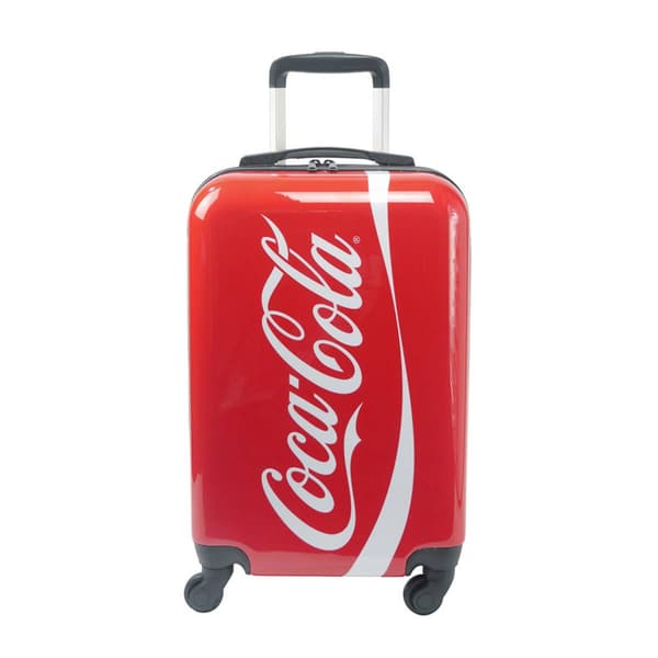 FUL Coca Cola 21in. Spinner Rolling Upright Suitcase - image 