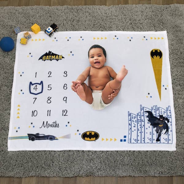 Warner Bros. Batman&#8482; Milestone Baby Blanket