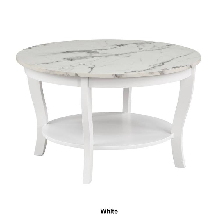 Convenience Concepts American Heritage Round Coffee Table