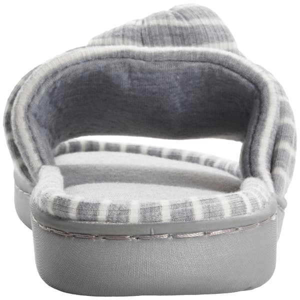 Womens Ella & Joy Stripe Knot Slide Slippers