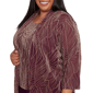 Plus Size Alfred Dunner Urban Legend Leaf Two In One Blouse - image 5