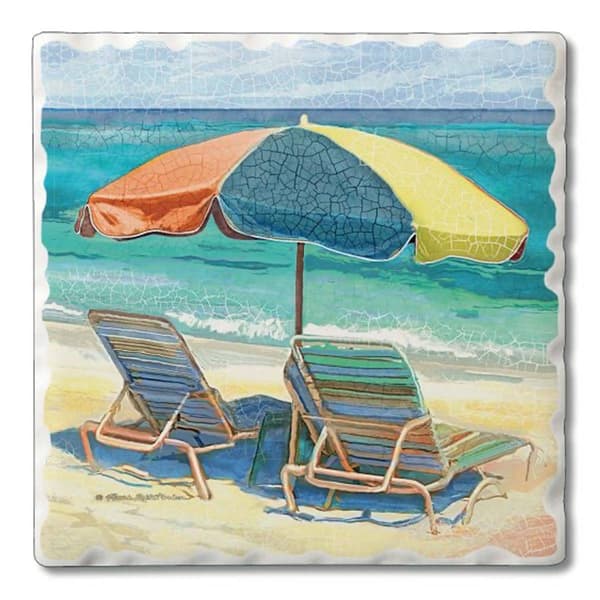 4pk. Umbrella Days Square Set