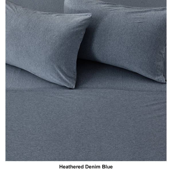 FreshFolds 4pc. Cotton Jersey Knit Deep Pocket Sheet Set