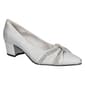Womens Easy Street Millie Satin Block Heel Pumps - image 1