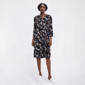 Womens Rene Rofe(R) 3/4 Sleeve Floral Henley Nightgown - image 1