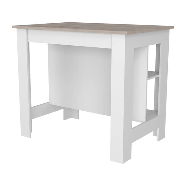 FM FURNITURE Brooklyn Antibacterial Kitchen Island