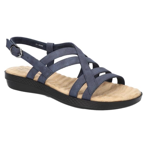 Womens Easy Street Lobo Strappy Slingback Sandals - image 