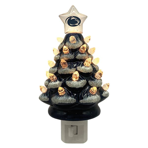 Santa''s Workshop 6.5in. Penn State Xmas Tree Nite Lite - image 