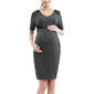 Womens Glow &amp; Grow(R) Lacey Knot Front Maternity Dress - image 1