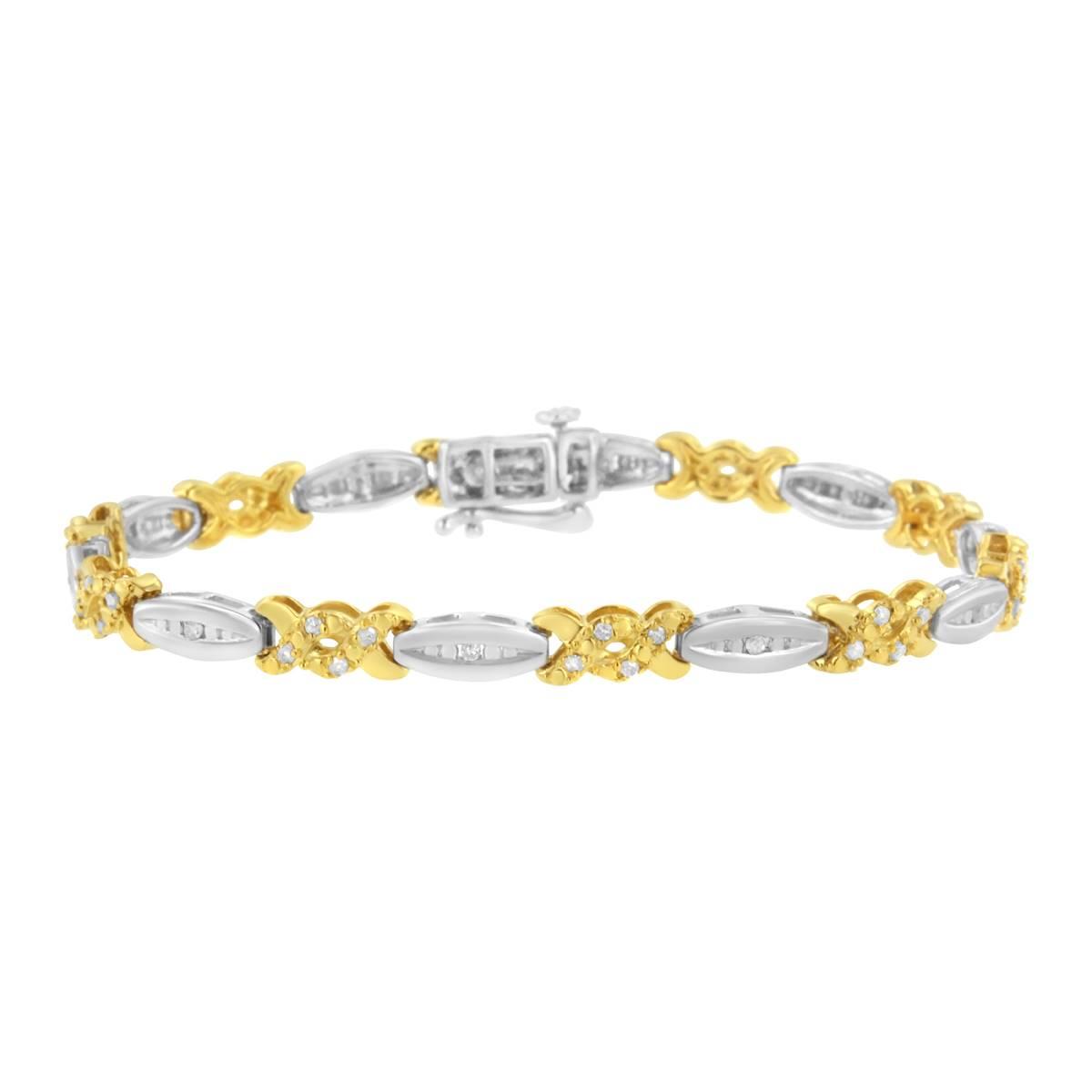 Haus of Brilliance 10kt. Yellow Gold 1/2ctw. Bracelet