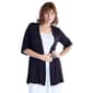 Womens 24/7 Comfort Apparel Elbow Sleeve Cardigan - image 1