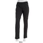 Womens da-sh Pull On Solid Ponte Pants w/Center Seam - image 3