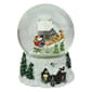 Northlight Seasonal Animated Santa &amp; Reindeer Rotating Snow Globe - image 1