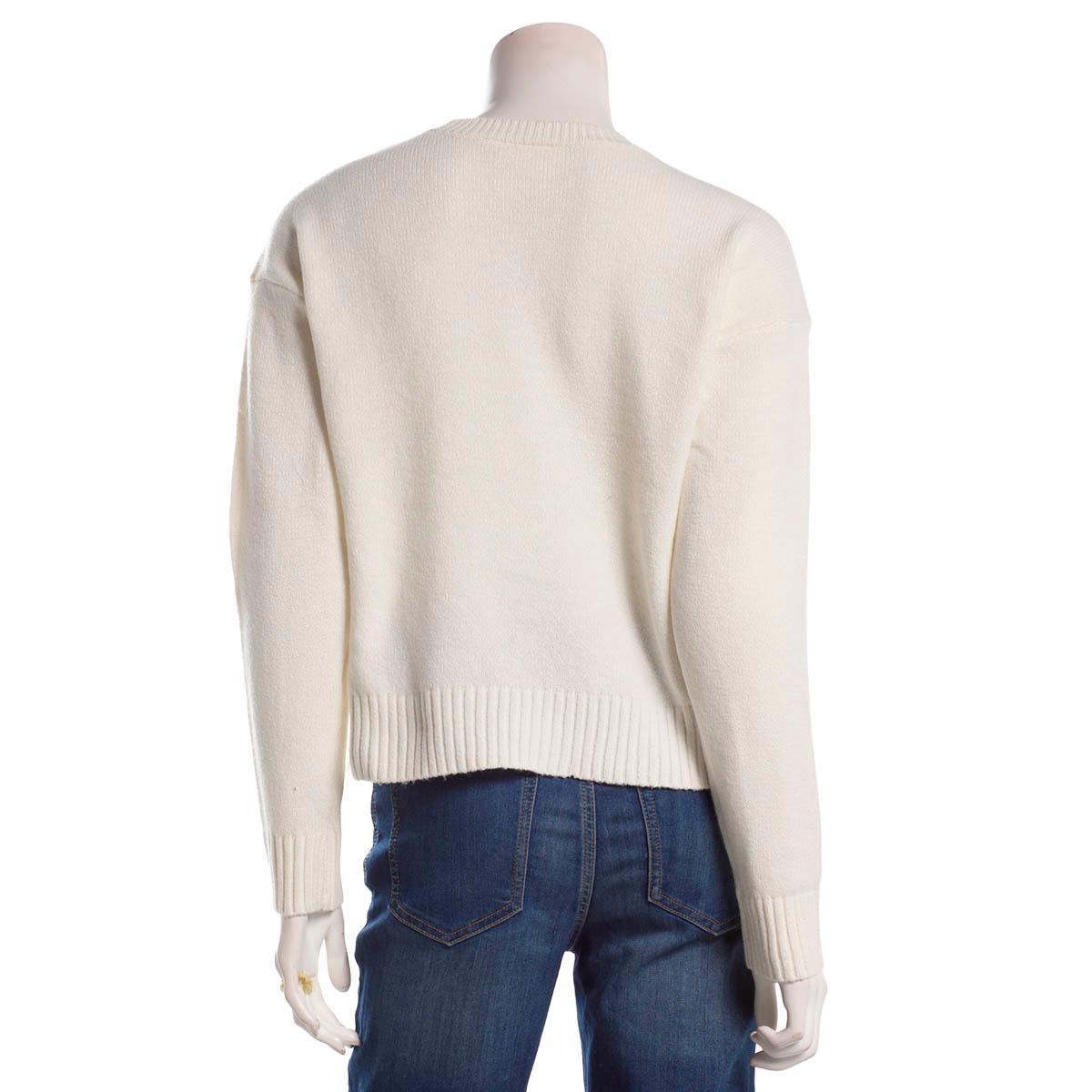 Juniors No Comment Mossy Pug Sweater with Keychain