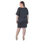 Plus Size 24/7 Comfort Apparel V-Neck Knee Length Dress - image 4