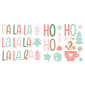 RoomMates&#40;R&#41; Red & Green & Brown Fa La La La Wall Decals - image 1