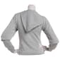 Juniors Derek Heart Side Slit & Bows Embroidered Zip Up Hoodie - image 2