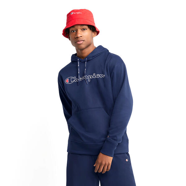 Mens Champion Game Day Solid Fleece Graphic Hoodie - image 