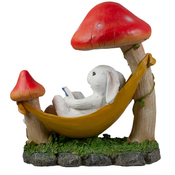 Northlight Seasonal 11.75in. White Bunny Outside Garden Statue