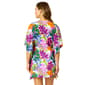 Womens Anne Cole Mod Tropical Tie Front Kaftan Cover Up - image 2