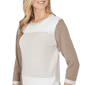 Womens Alfred Dunner Sunset Ridge 3/4 Sleeve Color Block Sweater - image 5