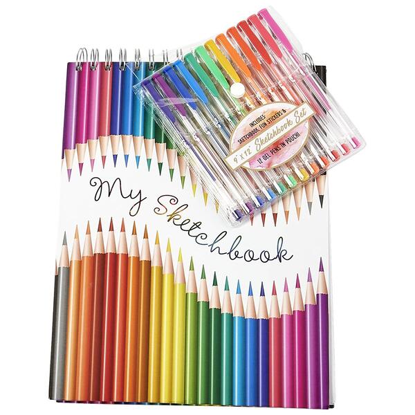 Girls Votum My Sketchbook with Gel Pens - image 