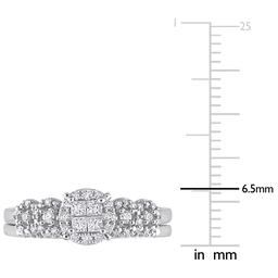Diamond Classics™ White Gold 1/3ctw. Diamond Bridal Ring Set