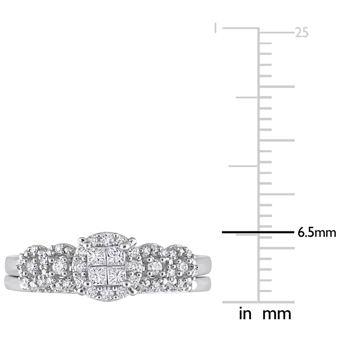 Diamond Classics™ White Gold 1/3ctw. Diamond Bridal Ring Set